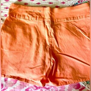 INC pull on shorts size 12 peach